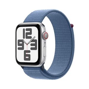 Apple Watch SE (2nd gen) 2023 GPS mref3se/a 44mm Silver Alu Case w Winter Blue Sport Loop