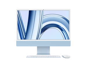 Apple iMac, mqrq3ze/a, 24, M3, 8GB RAM, 256GB, Blue, All-in-One računar, INT KBD