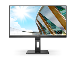 Monitor AOC 24P2QM 23.8"/VA/1920x1080/75Hz/4ms GtG/VGA,DVI,HDMI,DP,USB/pivot,visina/zvučnici/crna