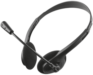 Slušalice TRUST Primo Chat Headset žične/3,5mm+2x3,5mm/crna