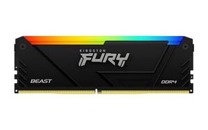 RAM memorija 16GB Kingston FURY Beast RGB DDR4 3200MHz KF432C16BB12A/16