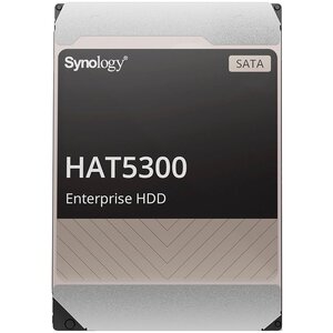 Synology HAT5300-16T 16TB 3.5" Enterprise HDD, 7.200 rpm, Buffer size : 512 MiB, SATA 6 Gb/s, MTTF 2.5M hours, 5 year warranty