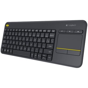 LOGITECH K400 Plus Wireless Touch Keyboard - BLACK - HRV-SLV-SRB