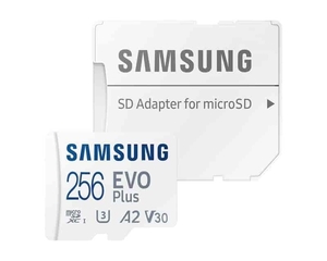 Memorijska kartica SAMSUNG EVO PLUS MicroSD Card 256GB class 10 + Adapter MB-MC256KA