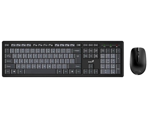 GENIUS Smart KM-8200 Wireless USB US crna tastatura + miš