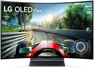 LG OLED Flex TV 42LX3Q6LA, 4K Ultra HD, Smart TV, WebOS, Flexible Display, Processor α9 Gen5 AI 4K Gen5, Super Anti Reflection, Fusion Lighting
