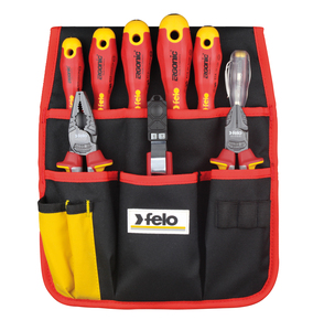 Set alata za električare felo ergonic vde sl/ph 41399504 9 kom u torbi za pojas