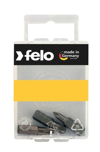 Bit felo industrial pozidriv pz1/pz2/pz3 x 25 02193216 3 kom u blisteru