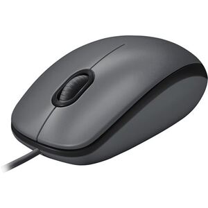 Logitech M100 Corded Mouse Black (910-006652)