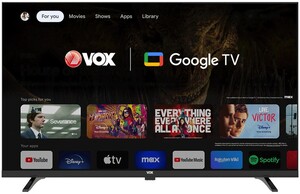 VOX LED TV 32GOH205B  Frameless, HD Ready, Smart TV, Google TV, DVB-T2/C/S2, WiFi, HDR10, Bluetooth