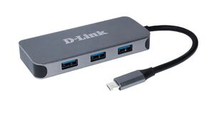 D-Link 6-in-1 USB-C Hub HDMI/Gb Ethernet/napajanje DUB-2335