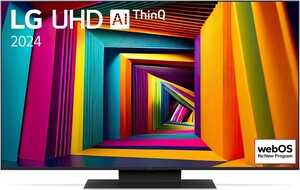 LG LED AI TV 50UT91003LA, 4K Ultra HD, Smart TV, WebOS, HDR10 Pro, α5 AI Processor 4K Gen7, Magic Remote **MODEL 2024**