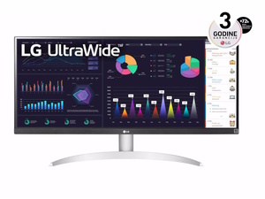 Monitor 29 LG UltraWide 29WQ600-W, FHD, IPS, FreeSync, 100Hz, 5ms, HDMI, DP, USB-C