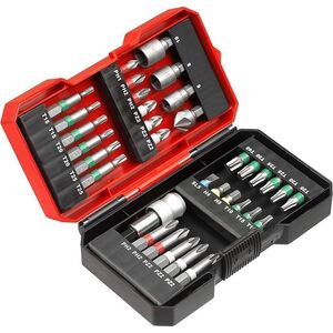 Einhell 34-delni set adaptera i bitova, 1/4", S-Box