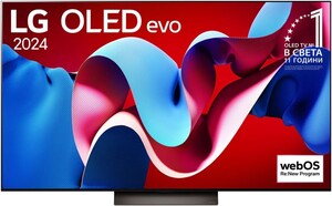 LG OLED evo AI C4 TV OLED65C41LA, 4K Ultra HD, Smart TV, WebOS, HDR10, 144 Hz, α9 AI Processor 4K Gen7, Brightness Booster, Magic remote **MODEL 2024**