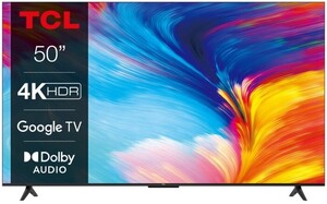 TCL LED TV 50P639, 4K Ultra HD, Android Smart TV, Google TV, HDR 10, HDMI 2.1, Google TV, Bezel-Less