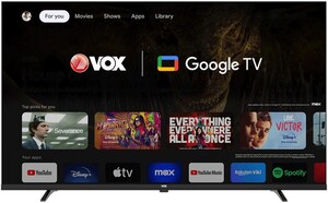 VOX LED TV 43GOF080B, Full HD, Smart TV, Google TV, WiFi, HLG, Dolby Audio, Bluetooth