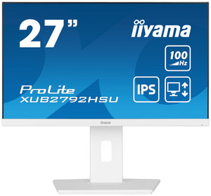 Monitor 27 IIYAMA XUB2792HSU-W6, FHD, IPS, FreeSync, 100Hz, 0.4ms, HDMI, DP