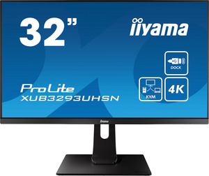 Monitor 31.5 IIYAMA Prolite XUB3293UHSN-B5, 4K UHD, IPS, 60Hz, 4ms, HDMI, DP