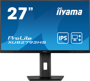 Monitor 27 IIYAMA ProLite XUB2793HS-B6, FHD, IPS, AdaptiveSync, 100Hz, 1ms, HDMI, DP