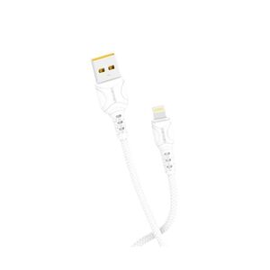 DENMEN D08L Lightning USB data kabl 3,6A 1m crna