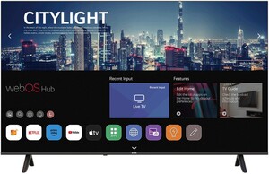 VOX LED TV 50WOS684B Frameless, 4K Ultra HD, Smart TV, WebOS 5.0, Dolby Audio, HDR, Bluetooth, PVR