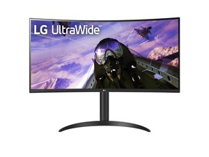 Monitor 34 LG 34WP65CP-B, UWQHD, VA, FreeSync, zakrivljeni, 160Hz, 1ms, HDMI, DP