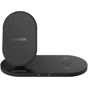 CANYON wireless charger WS-202 10W 2in1 Black