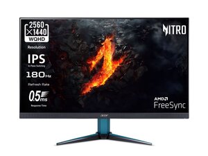 Monitor 27 ACER Nitro VG271UM3bmiipx, WQHD, IPS, FreeSync, 180Hz, 1ms, HDMI, DP, gaming