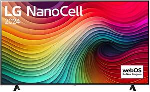 LG NanoCell TV 75NANO81T3A, 4K Ultra HD, Smart TV, WebOS, HDR10 Pro, α5 AI Processor 4K Gen7, Magic Remote **MODEL 2024**