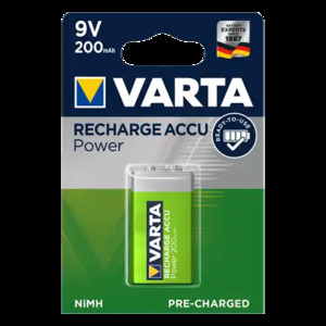 Punjiva baterija Varta 9V 200mAh