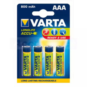 Punjiva baterija Varta Ready to use HR3 800mAh AAA 1/4