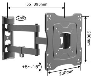 TV nosa&#269; ZGLOBNI 17"- 42"do 30kg Vesa 200*200