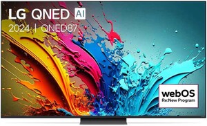 LG QNED AI TV 65QNED87T3B, 4K Ultra HD, Smart TV, WebOS, HDR10 Pro, α8 AI Processor 4K Gen7​, AI Picture Pro, AI Sound Pro, Advanced Local Dimming, Magic remote **MODEL 2024**