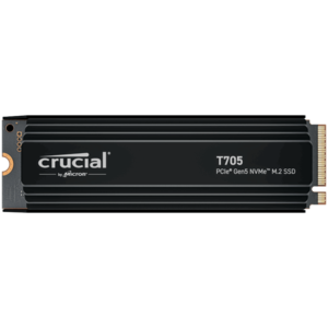 SSD 1TB Crucial T705 with heatsink M.2 NVMe (CT1000T705SSD5)