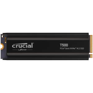 SSD 2TB Crucial T500 with Heatsink M.2 NVMe (CT2000T500SSD5)