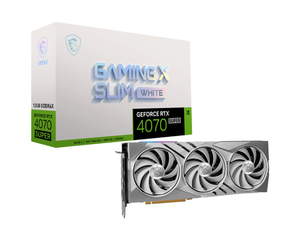 Grafička karta MSI GAMING X SLIM WHITE nVidia GeForce RTX 4070 SUPER 12GB GDDR6X, 3x DisplayPort, 1x HDMI