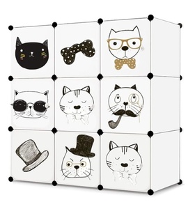 ModernHome  Dečiji ormar sa 9 polica - cats 2