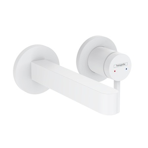 Hansgrohe Finoris 170 Matt White uzidna baterija (slavina) za umivaonik sa odlivnim ventilom sifona nezatvorivim 76051700