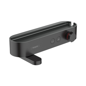 Hansgrohe ShowerTablet Select Matt Black baterija (slavina) termostatska za tuš sa izlivom, držačem za ručni tuš i policom 24340670