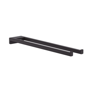 Hansgrohe AddStoris 445 Matt Black držač peškira dvostruki 41770670