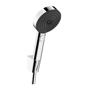 Hansgrohe Pulsify Select S Chrome tuš set: ručni tuš sa 3 mlaza, držač za ručni tuš, Isiflex 1600 crevo za tuš 24303000