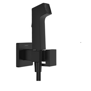 Hansgrohe EcoSmart+ 1250 Matt Black higijenski tuš set: ručni tuš sa aktivatorom mlaza, Isiflex B 1250 crevo za tuš i držač za ručni tuš 29233670