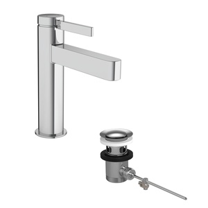 Hansgrohe Finoris 110 Chrome baterija (slavina) za bide sa odlivnim ventilom sifona pop-up 76020000