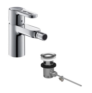 Hansgrohe Metropol S 85 Chrome baterija (slavina) za bide sa odlivnim ventilom sifona pop-up 14264000