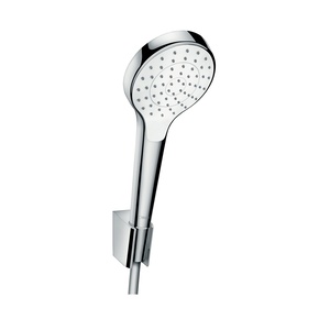 Hansgrohe Croma Select S 110 White Chrome tuš set: ručni tuš sa 1 mlazom, Isiflex B 1250 crevo za tuš i držač 26420400