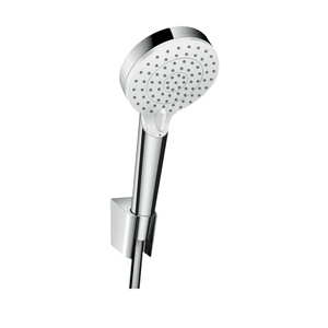 Hansgrohe Crometta 100 White/Chrome tuš set: ručni tuš sa 2 mlaza, Isiflex\'B 1600 crevo za tuš i držač 26691400