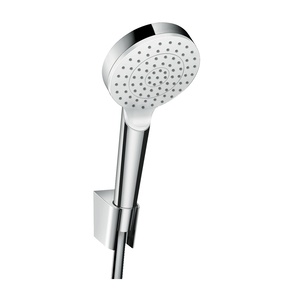 Hansgrohe Crometta 100 Chrome tuš set: ručni tuš sa 1 mlazom, držač za ručni tuš, Isiflex 1600 crevo za ručni tuš 26567400