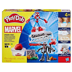 PLAY-DOH SPIDERMAN LAUNCH AND SLICE BATTLE F9827
