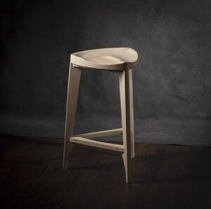 Meda furniture Drvena polubarska stolica Jasen